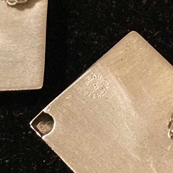 Beau Sterling Silver Earrings - Picture 3 of 3